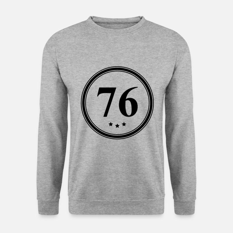 76 number jersey - Unisex Sweatshirt - salt & pepper