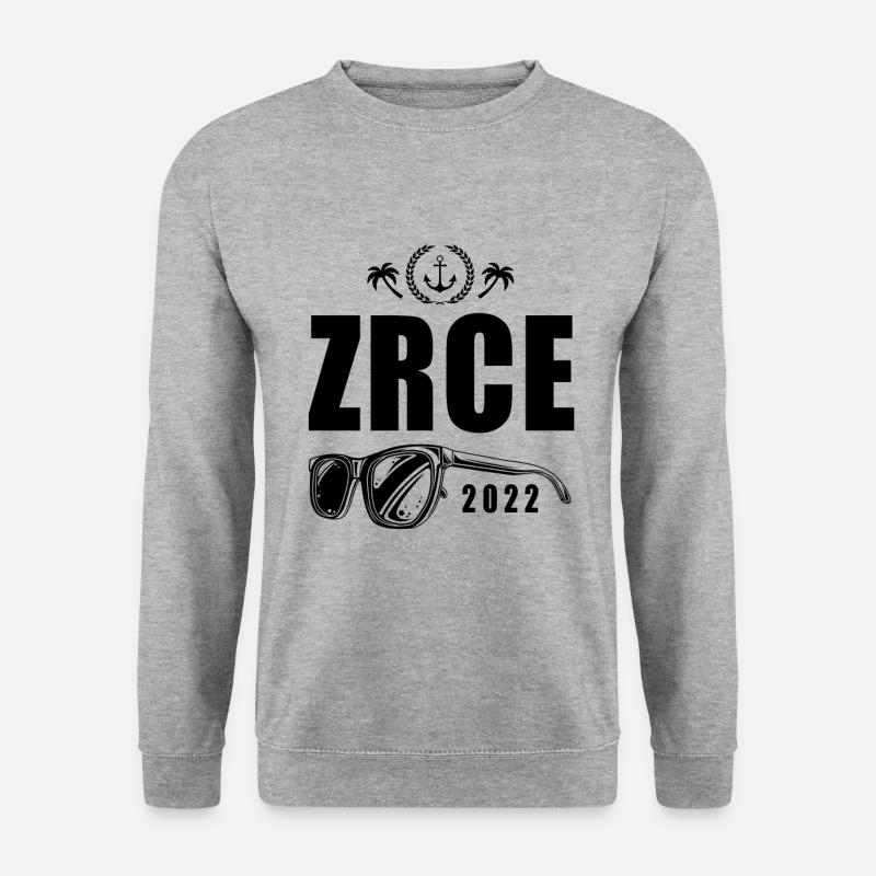 Zrce 2022 - Unisex Pullover - Weißgrau meliert