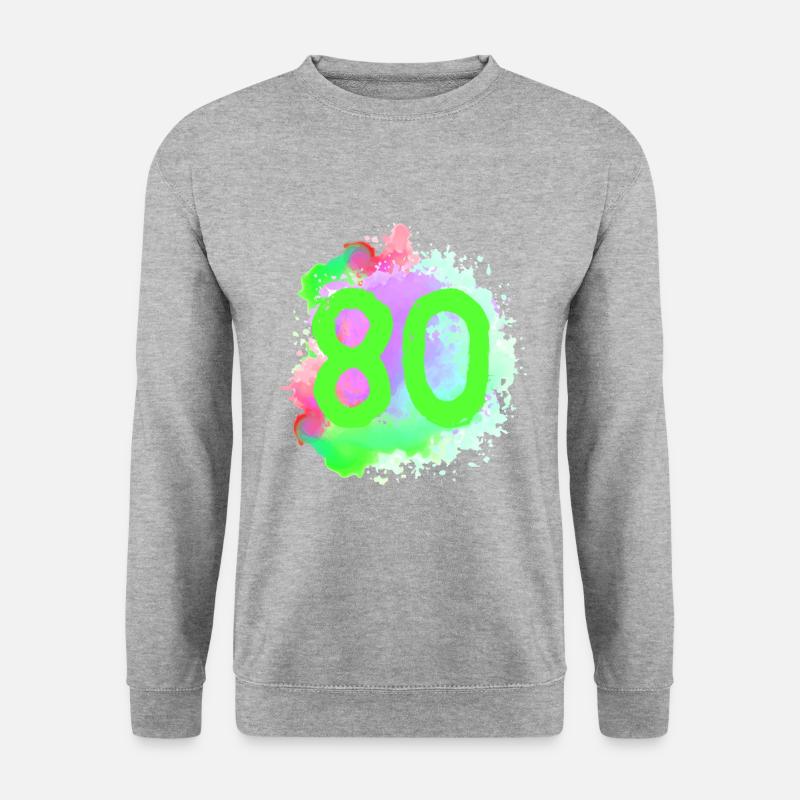 80 Nombre d’objets blob - Sweat-shirt Unisexe - gris chiné