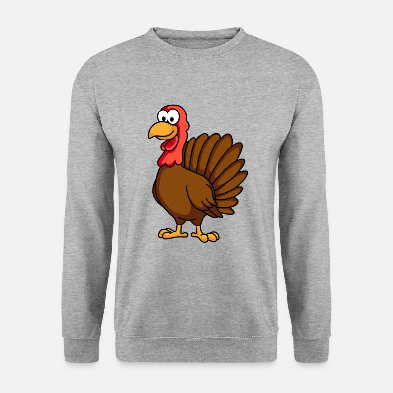 Truthan Comic Tier - Unisex Pullover - Weißgrau meliert