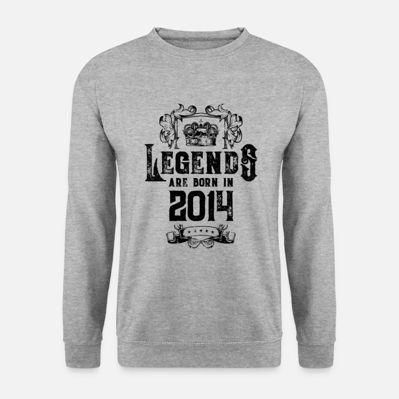 2014 legends birthday - Unisex Sweatshirt - salt & pepper