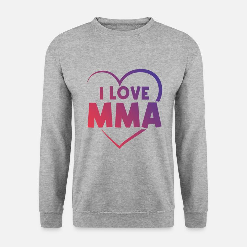 Ich liebe Mma - Unisex Pullover - Weißgrau meliert