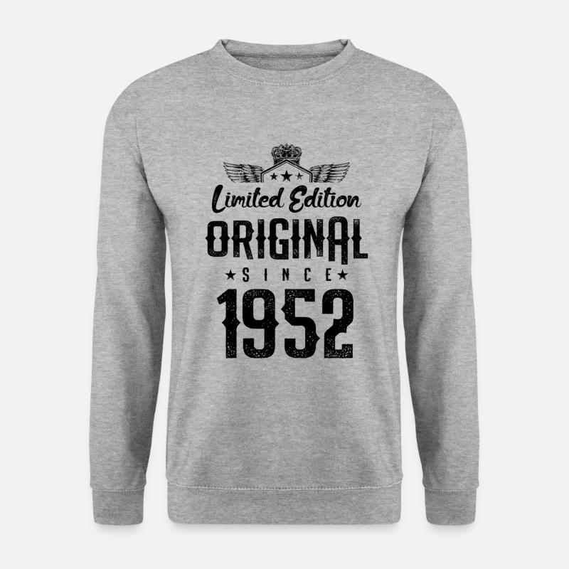 1952 limited edition - Unisex Pullover - Weißgrau meliert
