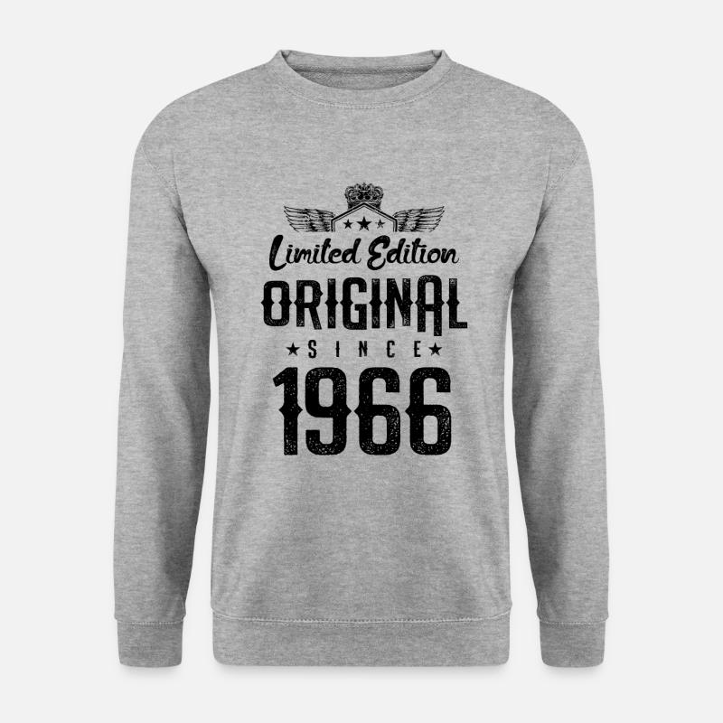 1966 limited edition - Unisex Pullover - Weißgrau meliert