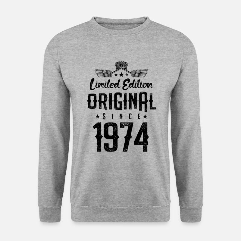 1974 limited edition - Unisex Sweatshirt - salt & pepper