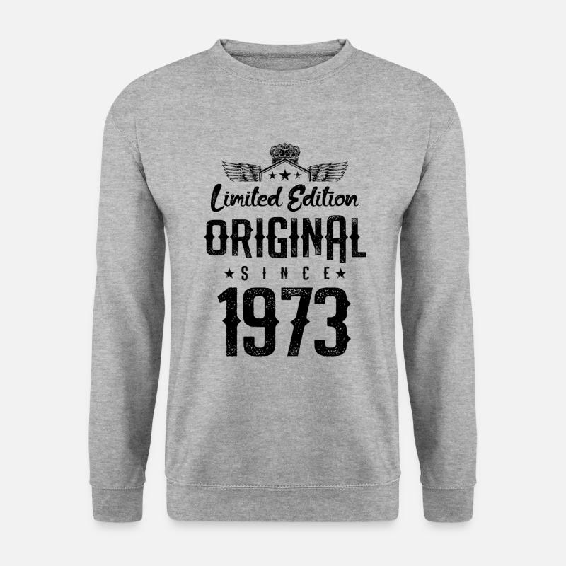 1973 limited edition - Unisex Pullover - Weißgrau meliert
