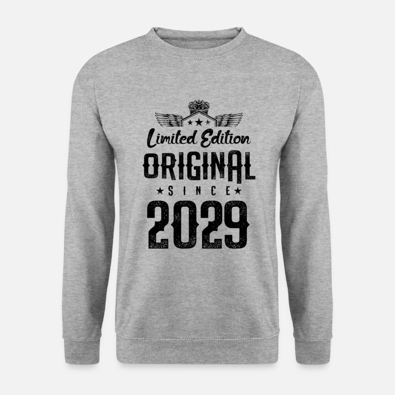 2029 limited edition - Unisex Pullover - Weißgrau meliert