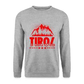 Tyrol Autriche - Sweat-shirt Unisexe - gris chiné - Devant - Alina (178cm) & Michal (187cm)