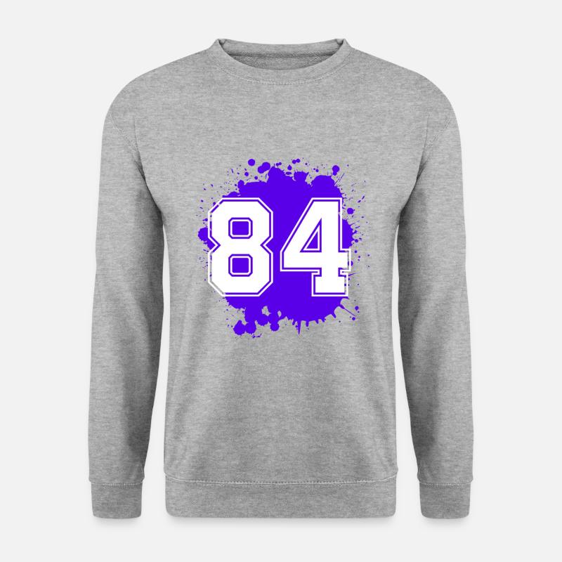 84 Number of blobs - Unisex Sweatshirt - salt & pepper