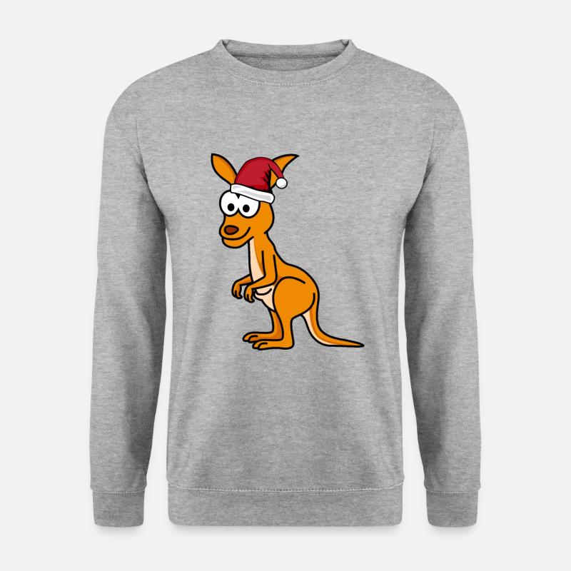 Kangaroo Comic Christmas - Unisex Sweatshirt - salt & pepper