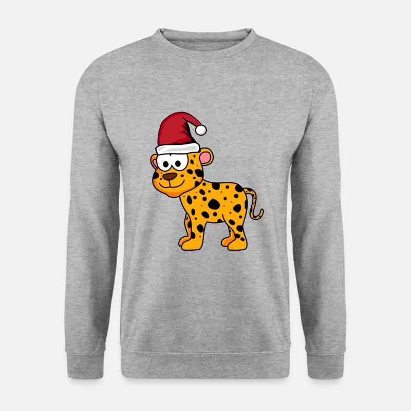 Leopard Comic Christmas - Unisex Sweatshirt - salt & pepper