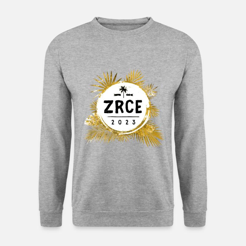 Zrce 2023 Bunt - Unisex Pullover - Weißgrau meliert