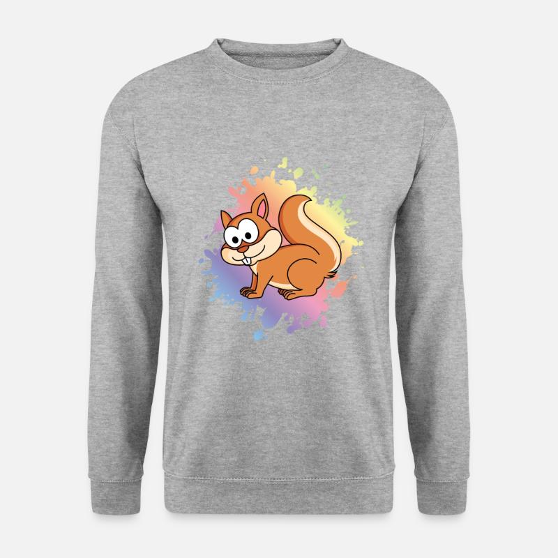 Squirrel Comic Animal - Unisex Sweatshirt - salt & pepper