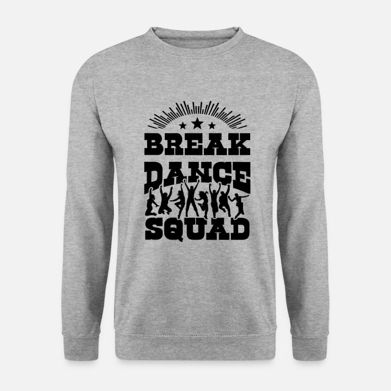 breakdance Squad - Unisex Pullover - Weißgrau meliert