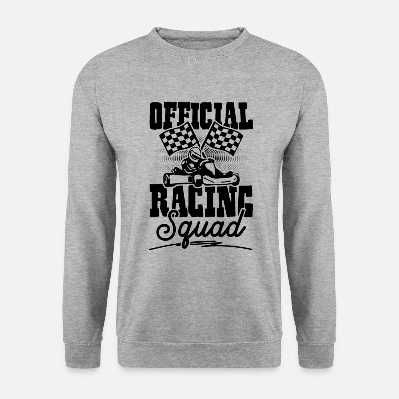Racing Squad - Unisex Pullover - Weißgrau meliert