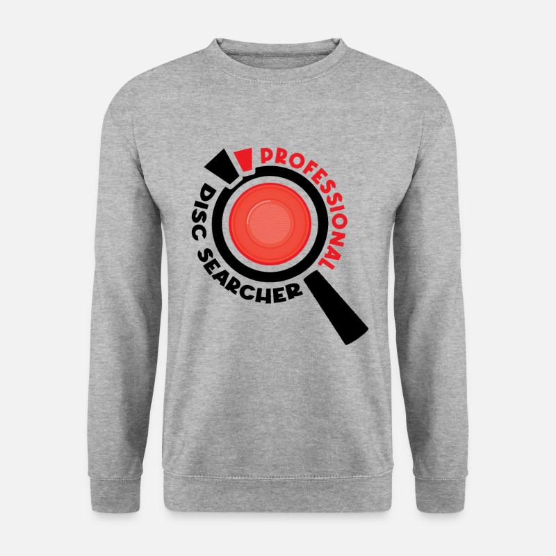 Humor Disc Golf Player - Unisex Sweatshirt - salt & pepper