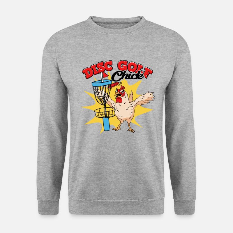 Disc Golf Chick - Unisex Sweatshirt - salt & pepper