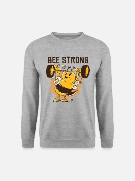 Bee Strong - Unisex Sweatshirt - salt & pepper