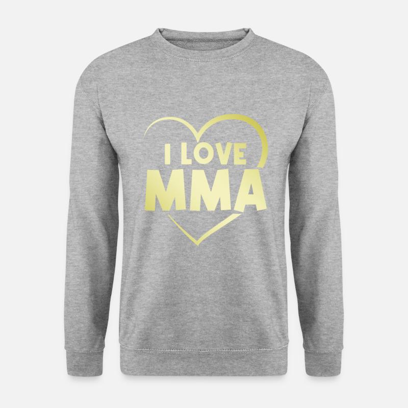 Ich liebe Mma - Unisex Pullover - Weißgrau meliert