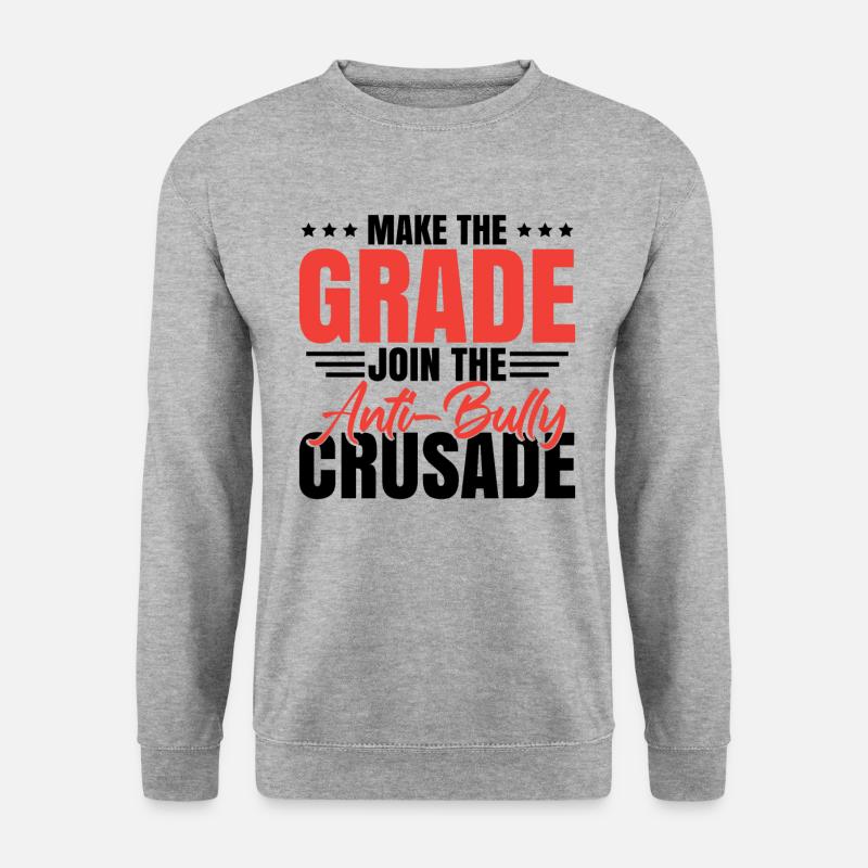 Join The Anti-Bully Crusade - Unisex Sweatshirt - salt & pepper