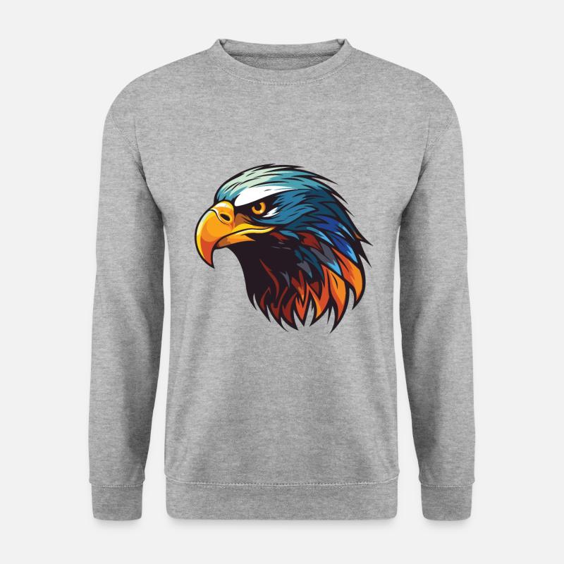 Eagle Head - Unisex Sweatshirt - salt & pepper