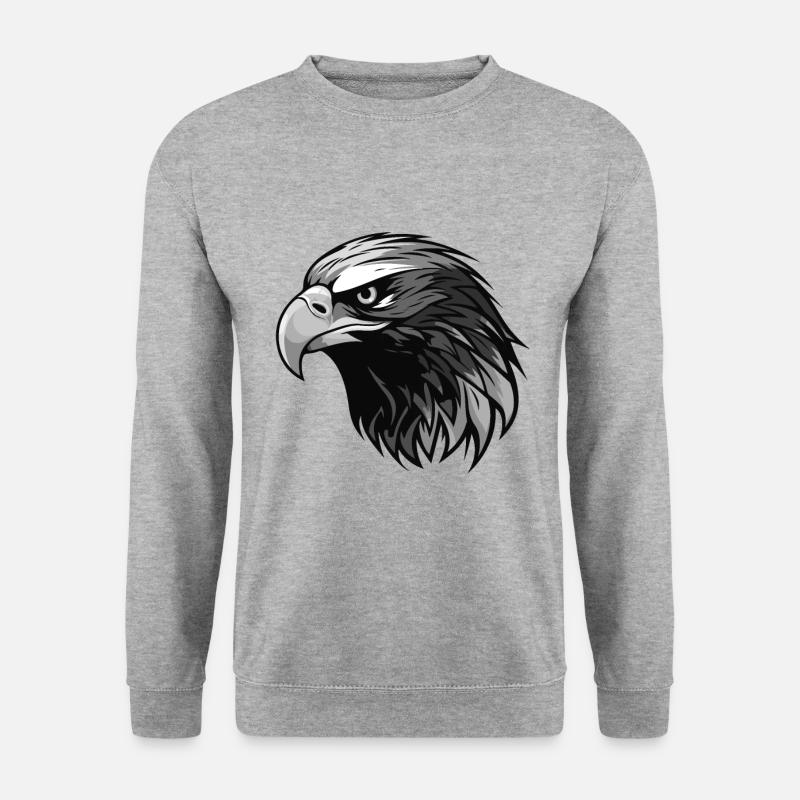 Eagle Head - Unisex Sweatshirt - salt & pepper