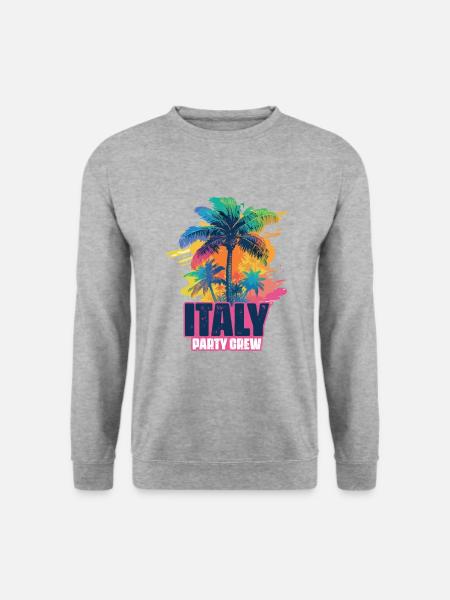 Italy Party Crew Holidays - Unisex Sweatshirt - salt & pepper