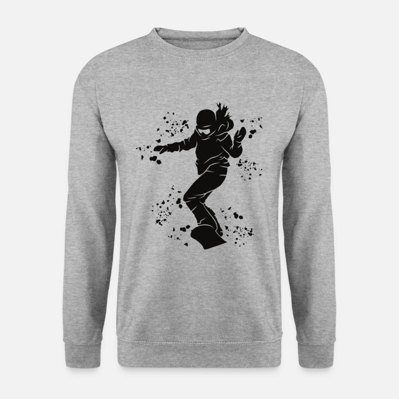 Snowboarder Snowboarding Snowboard - Unisex Sweatshirt - salt & pepper