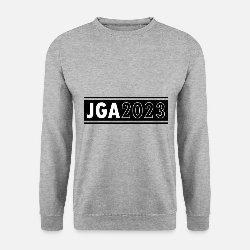 Jga 2023 Junggesellenabschied - Unisex Pullover - Weißgrau meliert