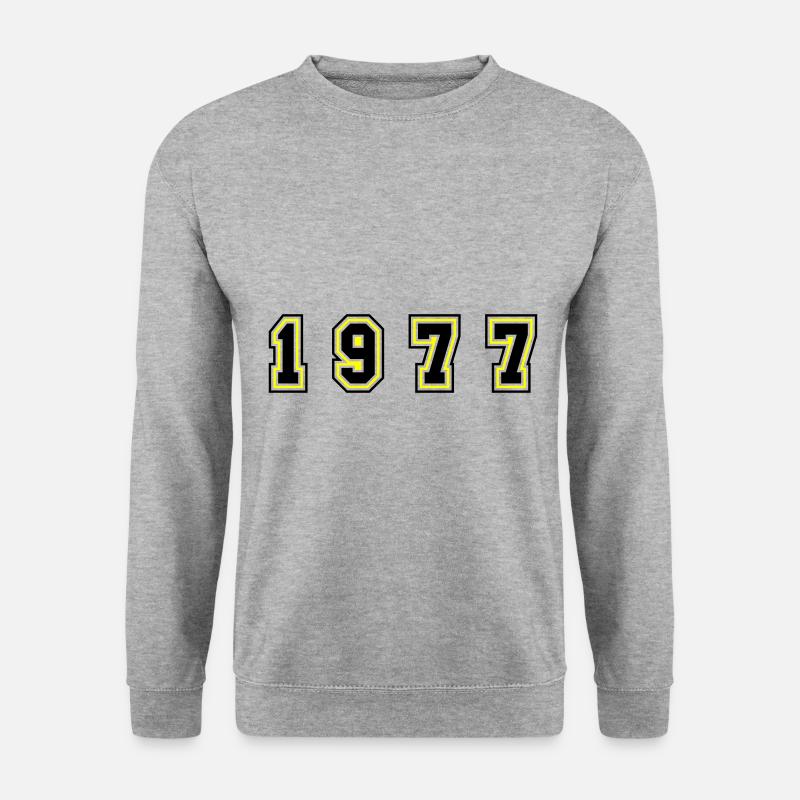 1977 Year Number - Unisex Sweatshirt - salt & pepper