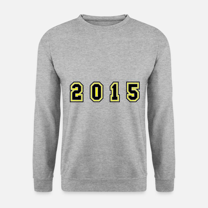 2015 Year Number - Unisex Sweatshirt - salt & pepper