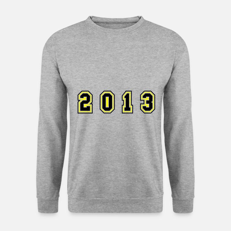 2013 Year Number - Unisex Sweatshirt - salt & pepper