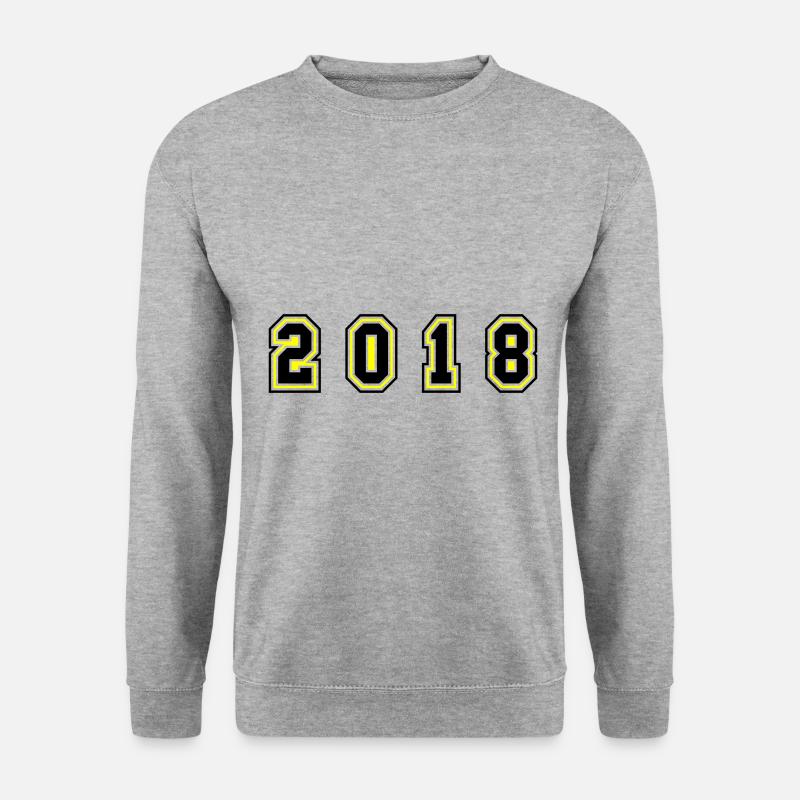Numéro de l’année 2018 - Sweat-shirt Unisexe - gris chiné