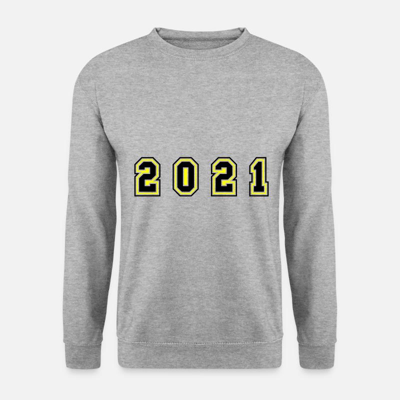 2021 Year Number - Unisex Sweatshirt - salt & pepper