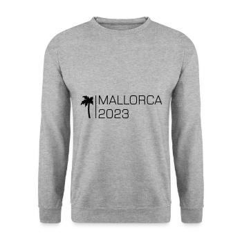 Majorque 2023 - Sweat-shirt Unisexe - gris chiné - Devant - Alina (178cm) & Michal (187cm)