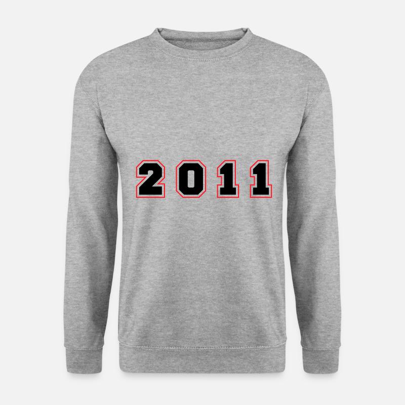 2011 Year Number - Unisex Sweatshirt - salt & pepper