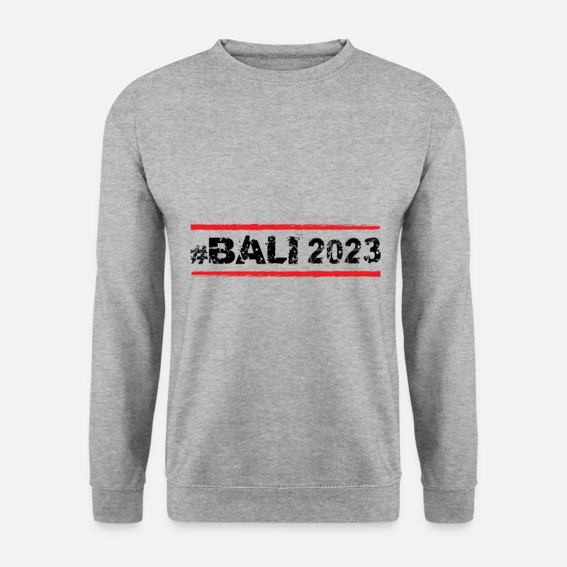 Bali 2023 - Unisex Pullover - Weißgrau meliert