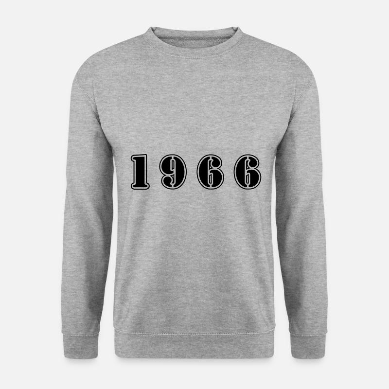 1966 year birthday - Unisex Sweatshirt - salt & pepper
