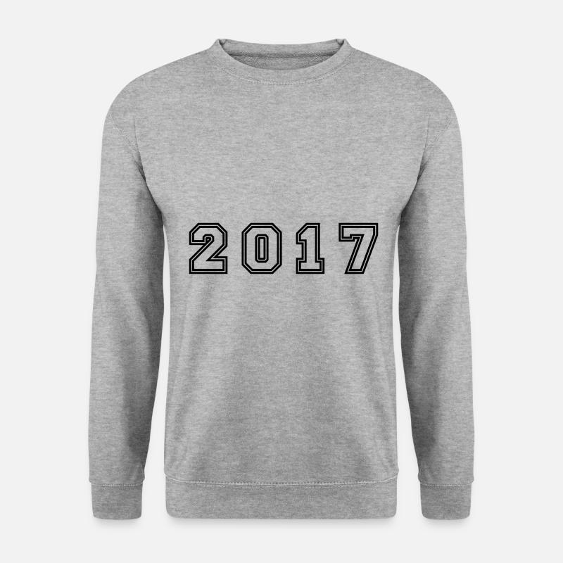Numéro de l’année 2017 - Sweat-shirt Unisexe - gris chiné
