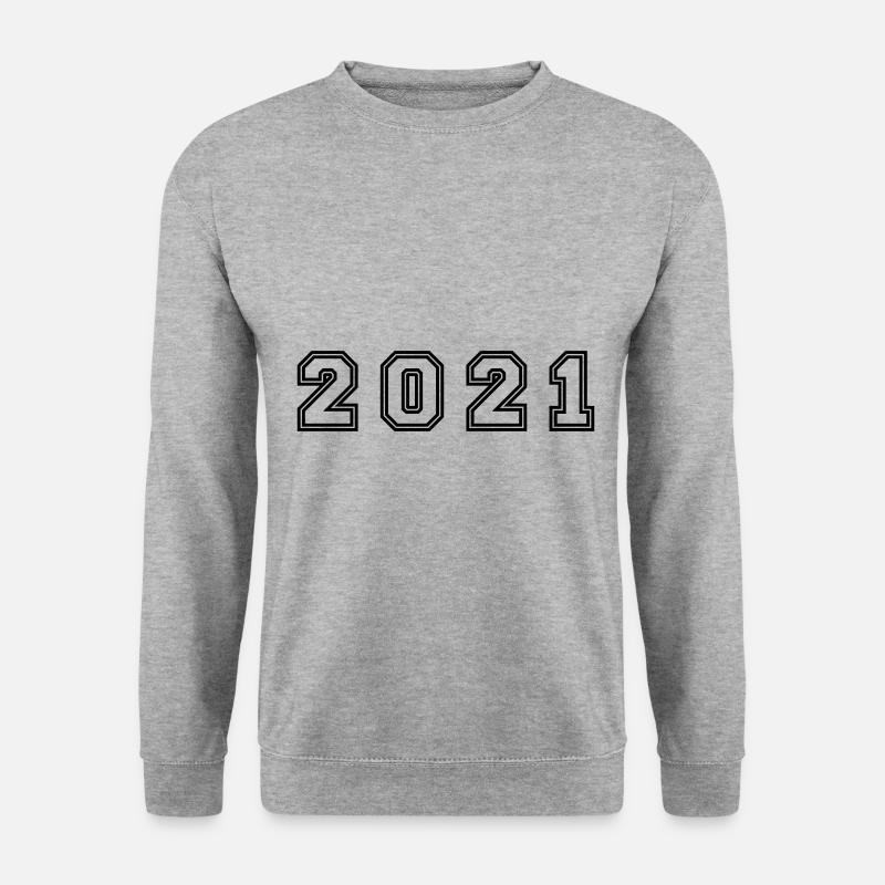 Numéro de l’année 2021 - Sweat-shirt Unisexe - gris chiné