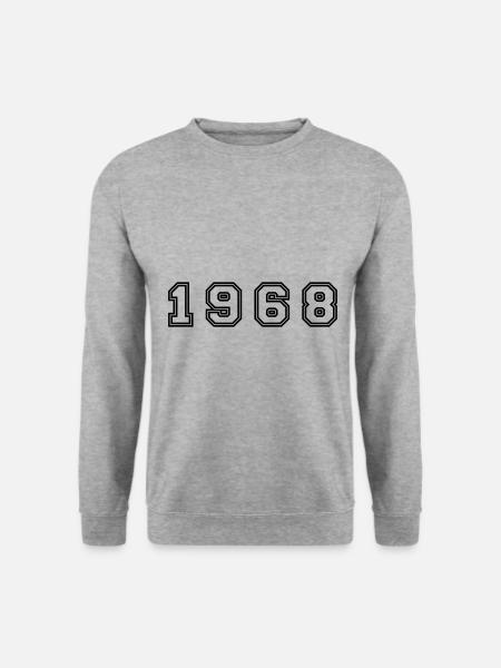 1968 Year Number - Unisex Sweatshirt - salt & pepper