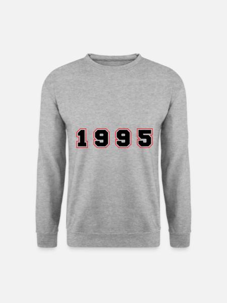 1995 Year Number - Unisex Sweatshirt - salt & pepper