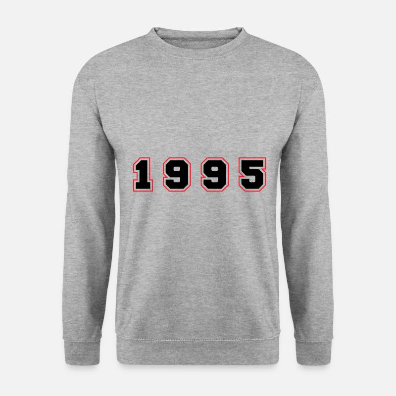1995 Year Number - Unisex Sweatshirt - salt & pepper