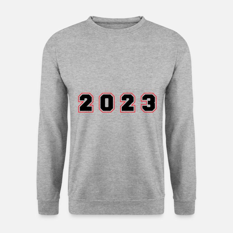 2023 year number - Unisex Sweatshirt - salt & pepper