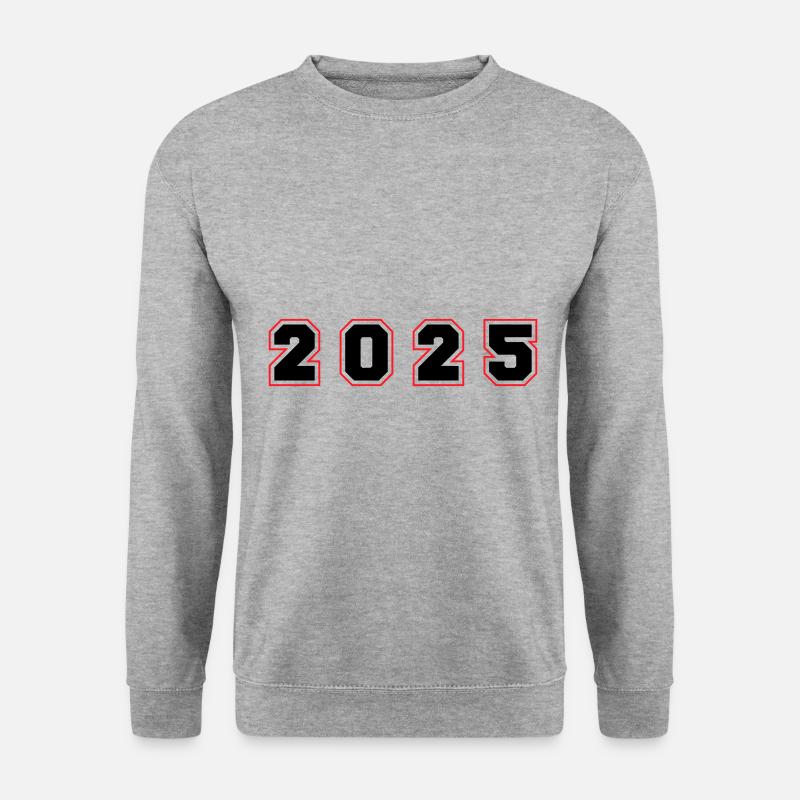 Numéro de l’année 2025 - Sweat-shirt Unisexe - gris chiné