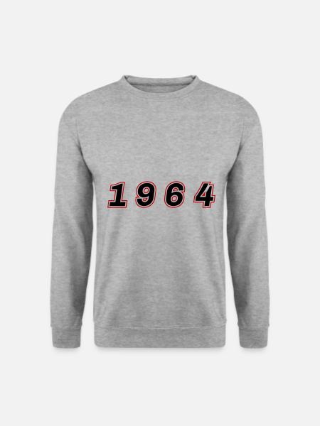 1964 Year Number - Unisex Sweatshirt - salt & pepper