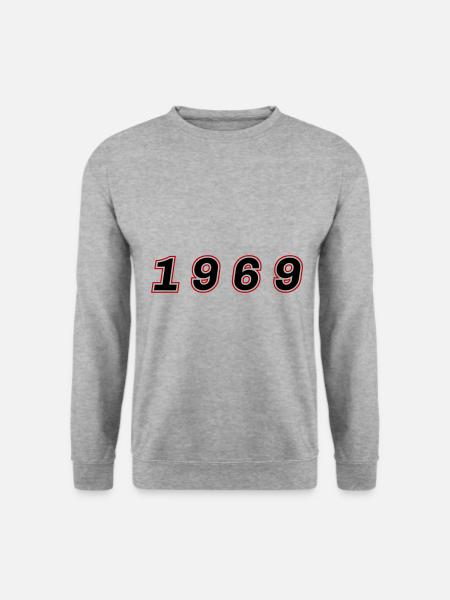 1969 Year Number - Unisex Sweatshirt - salt & pepper