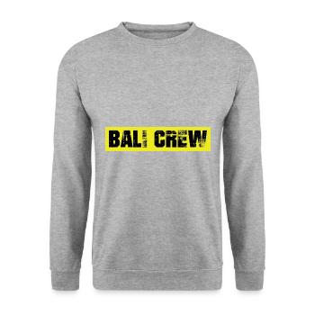Bali Crew - Unisex Pullover - Weißgrau meliert - Vorne - Alina (178cm) & Michal (187cm)