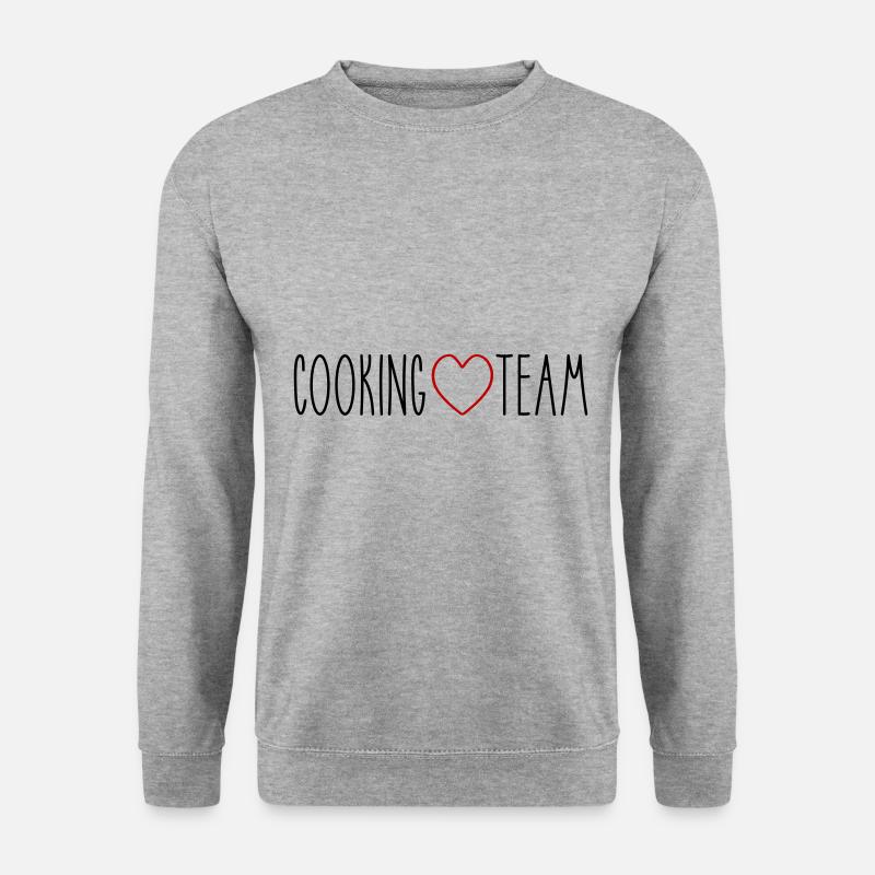 Cooking Team Heart - Unisex Sweatshirt - salt & pepper