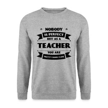 l'apprentissage des enseignants des élèves de l'école des enseignants parfait - Sweat-shirt Unisexe - gris chiné - Devant - Alina (178cm) & Michal (187cm)